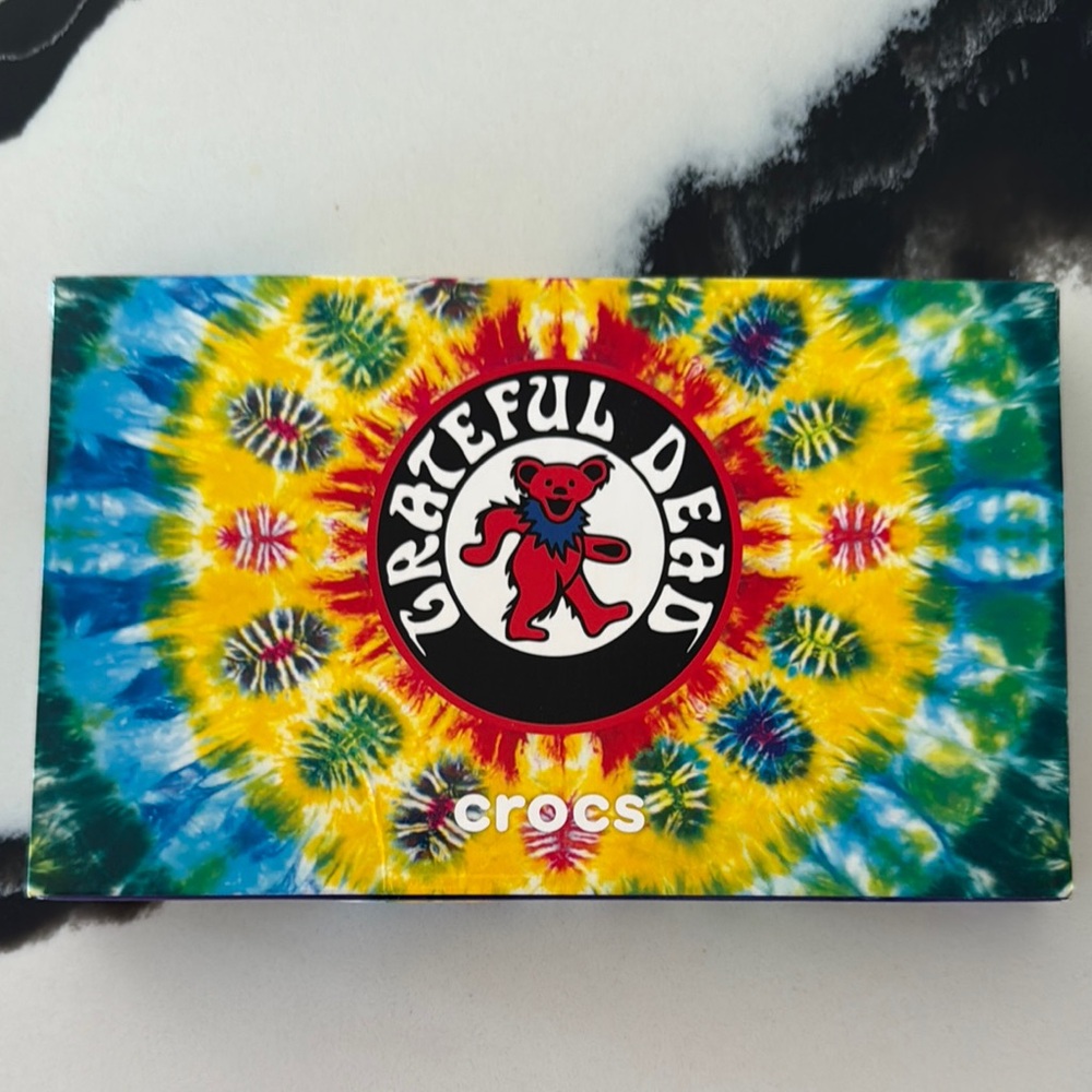 Grateful Dead Crocs 10 pack NEW jibbitz charms pins with box